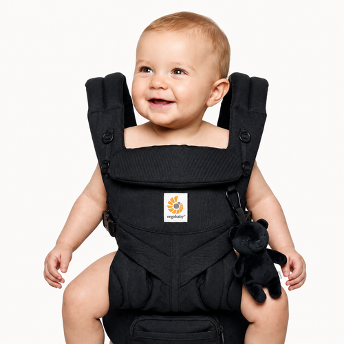 Porte-Bébé Ergonomique Noir – Confort