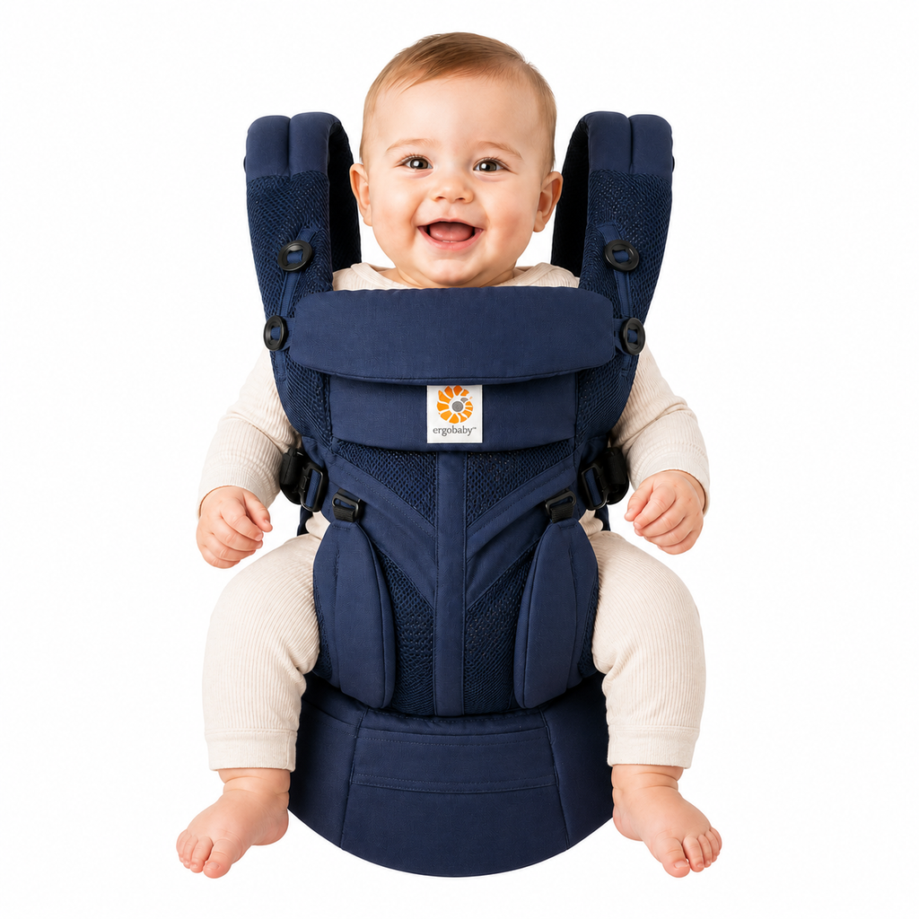 Porte-Bébé Ergonomique Bleu Marine – Confort
