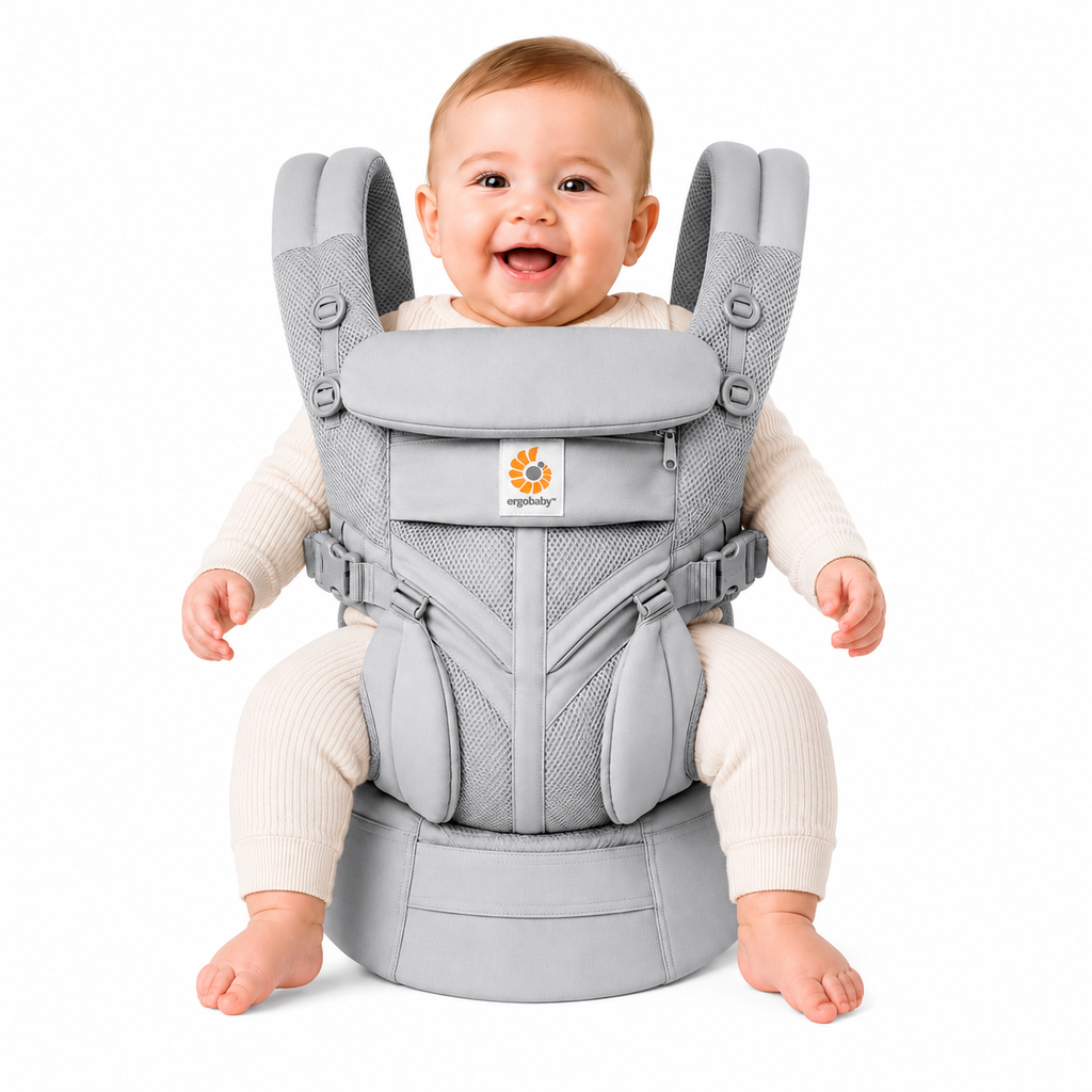 Porte-Bébé Ergonomique Gris – Confort