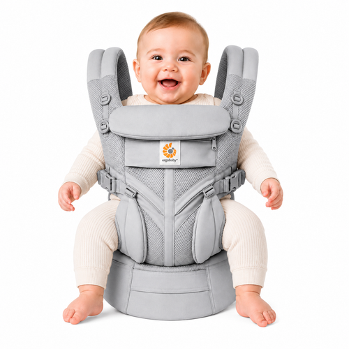 Porte-Bébé Ergonomique Gris – Confort