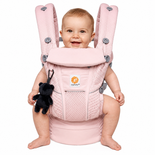 Porte-Bébé Ergonomique Rose Clair – Confort